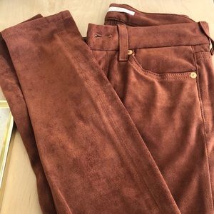 RARE! 7FAM Suede Stretch Jeans